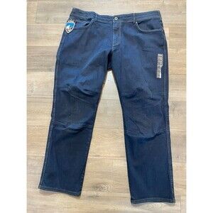 Kuhl Rydr Jean Mens 42X30 Blue Denim Performance Stretch Reinforced Pants